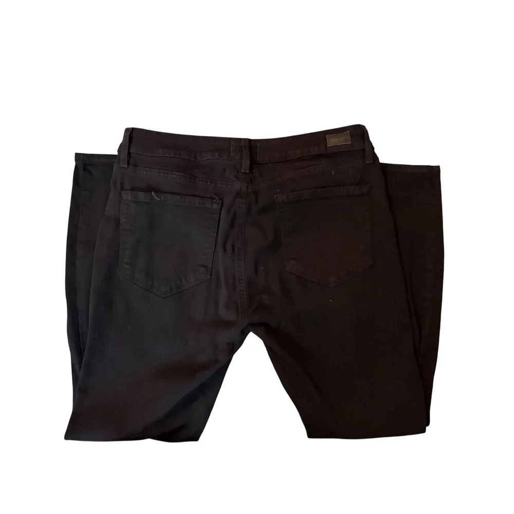 Paige Black Distressed Skinny Jeans Size 31 Mens Denim Pants